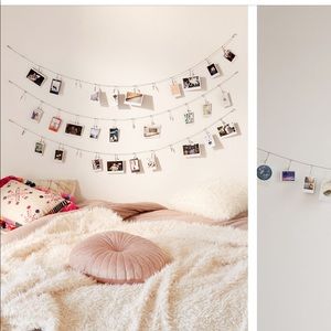 Urban Outfitters Metal Photo Clips Banner